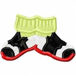 Shoes Embroidery Design 11